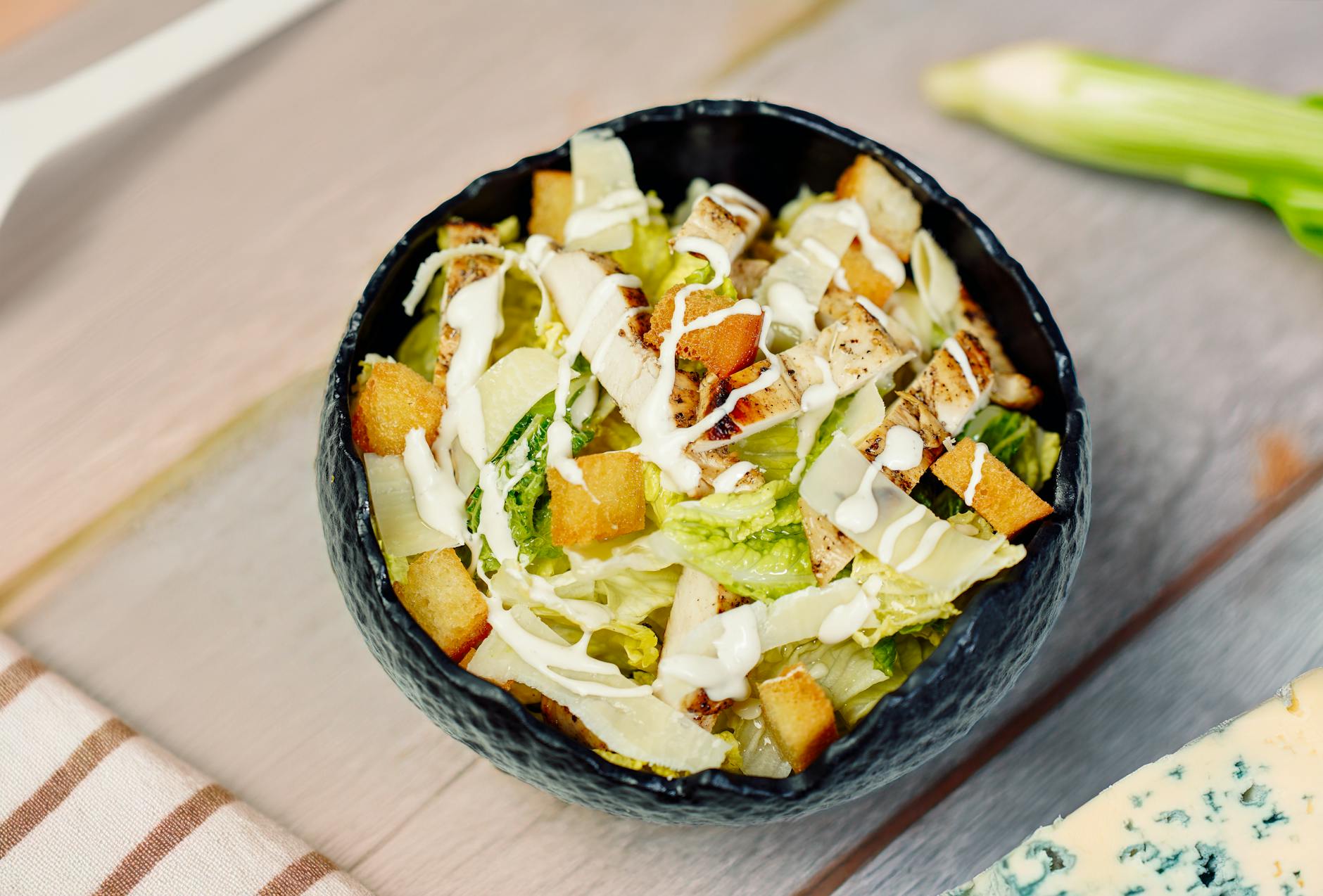 Classic Caesar Salad with Homemade Dressing